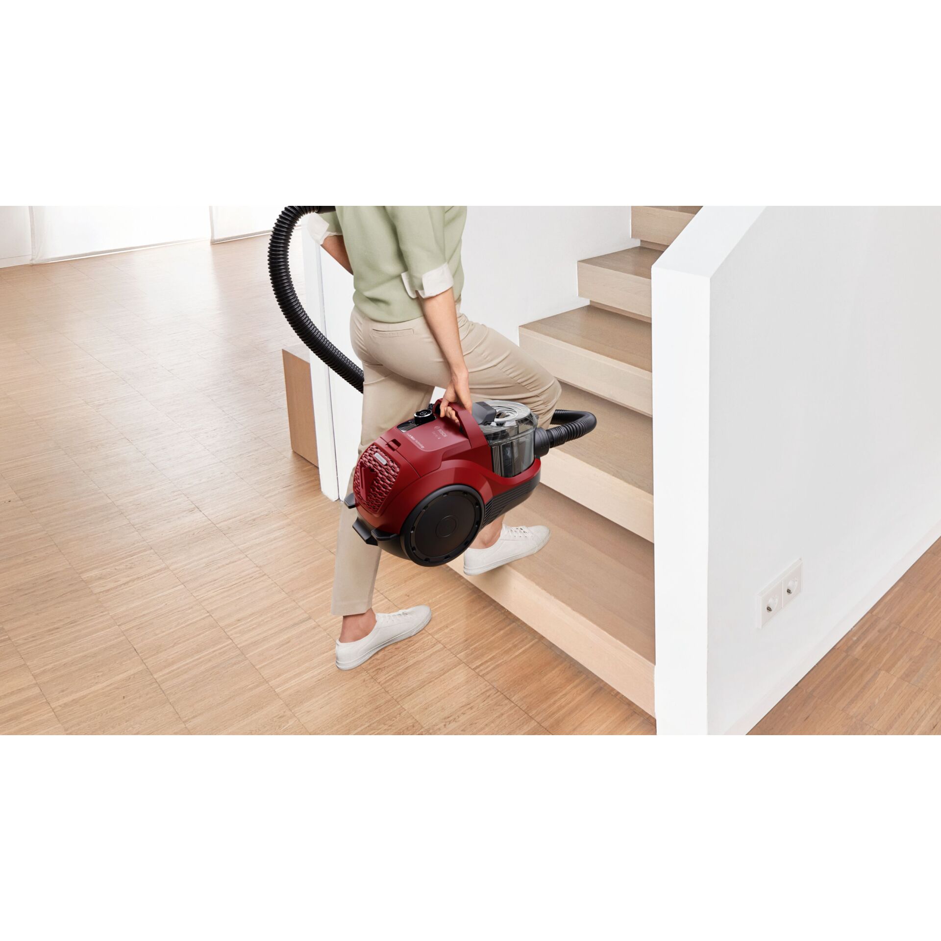 Bosch BGS21CAR Staubsauger 2 l Trommel Vakuum Trocken 750 W Beutellos Staubsauger & Reiniger