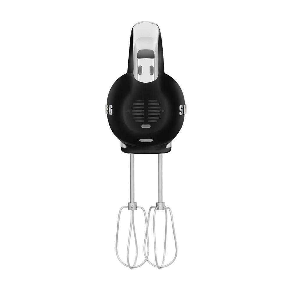 SMEG hmf01bleu handmixer im 50er jahre retro design schwarz Kuechenkleingeraete