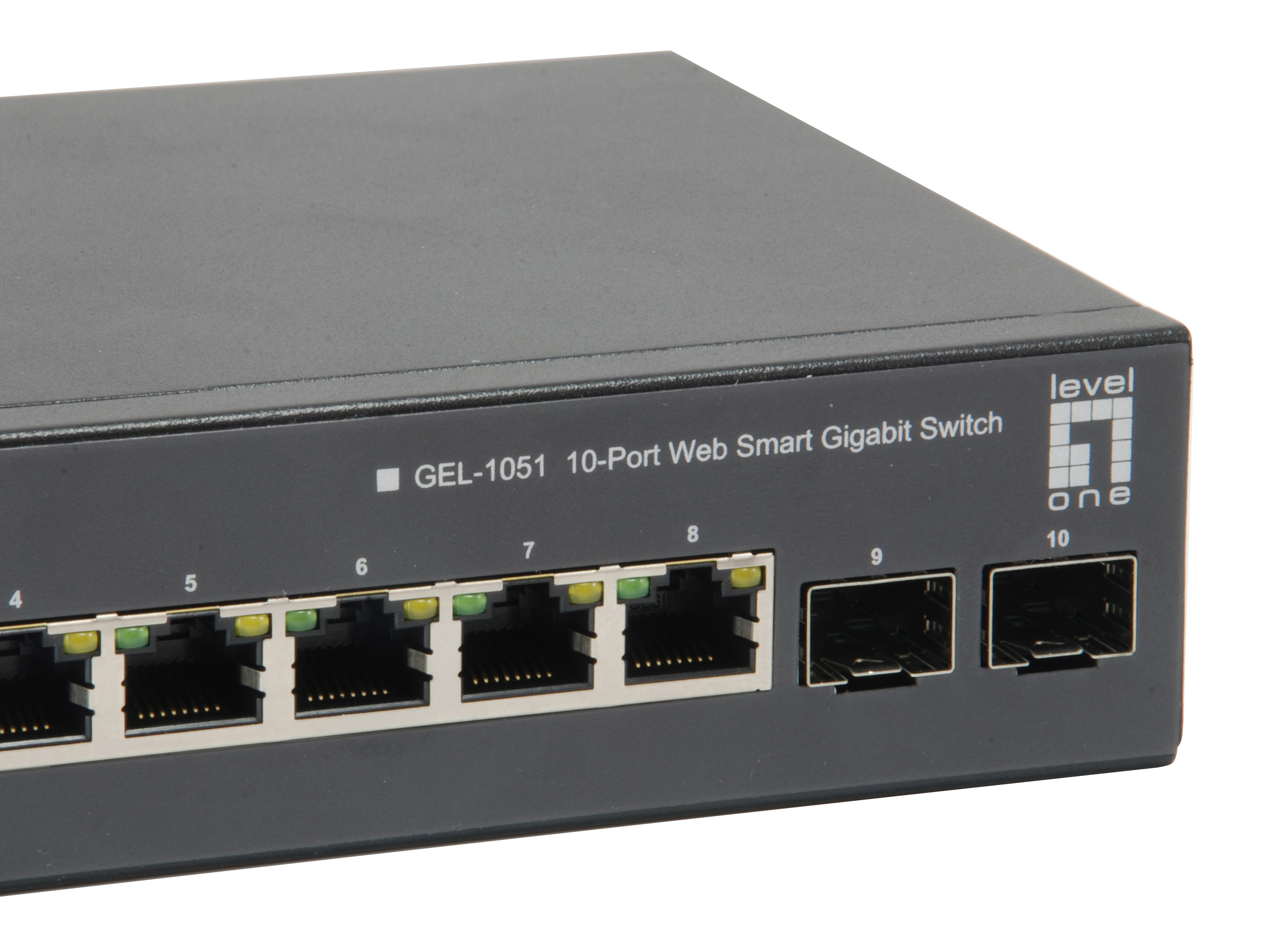 LevelOne GEP 1051 Netzwerk Switch Managed L2 L3 L4 Gigabit Ethernet 10 100 1000 Power over Ethernet PoE Schwarz