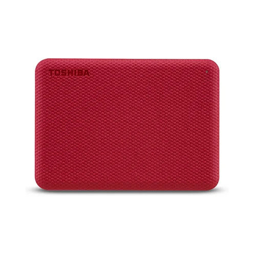 Toshiba Storage Canvio Advance 1 TB  Externe Festplatte  rot  Micro USB B 3 2 Gen 1  5 Gbit s   Speichermedien