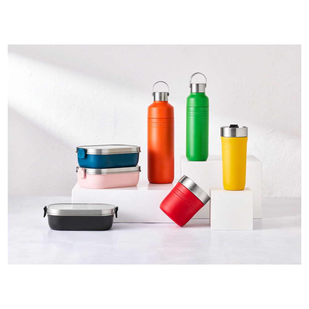 Le Creuset Trinkflasche On The Go rot 500 ml Kueche