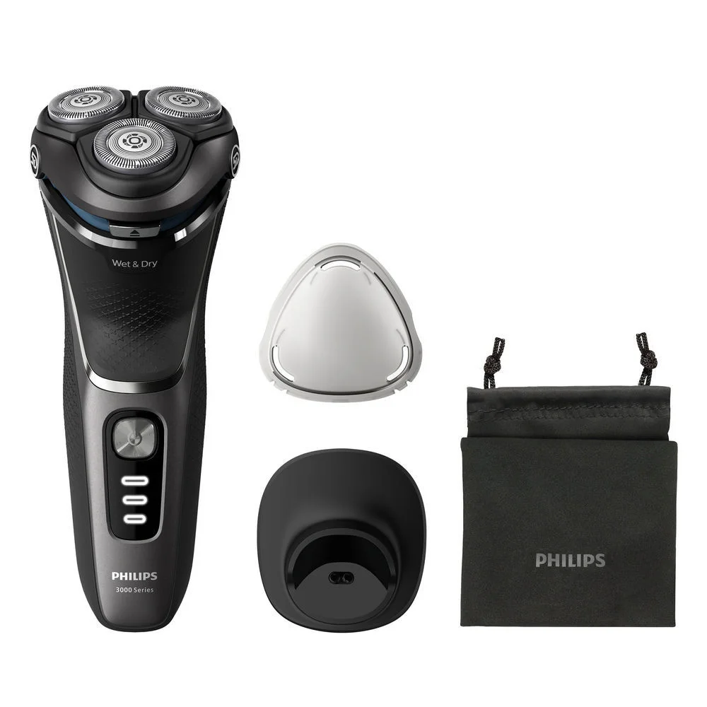 Philips Herrenrasierer Series 3000 S3343 13  mit Ladestation Tasche Rasierer & Epilierer