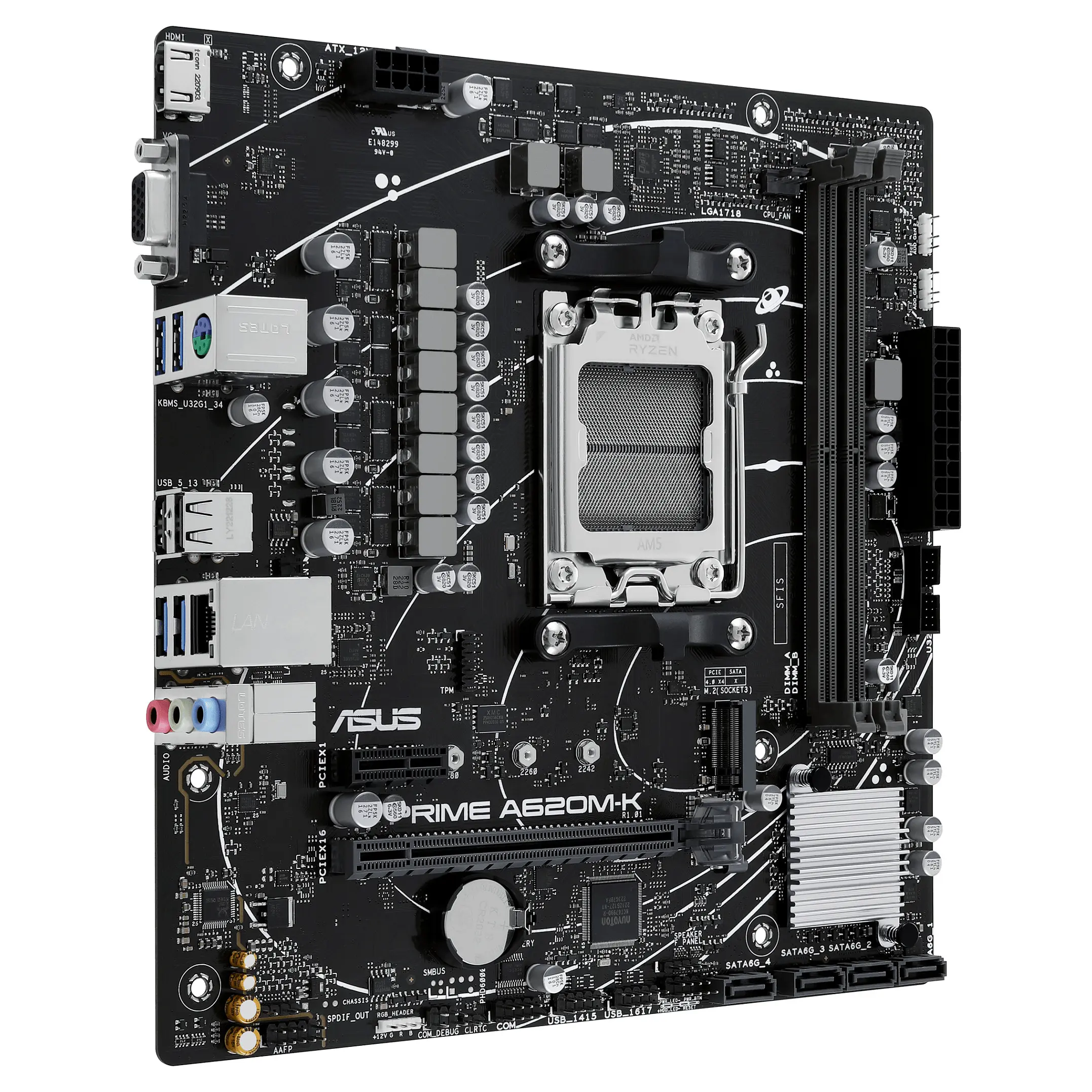 ASUS PRIME A620M K AMD A620 Sockel AM5 micro ATX PC-Zubehoer