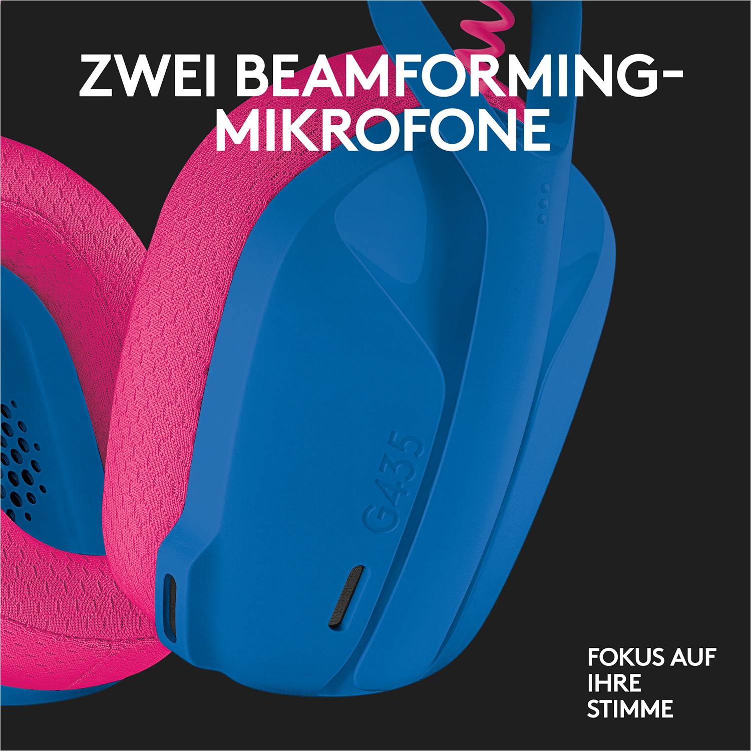 Logitech G G435 Lightspeed blau Zubehoer Gaming