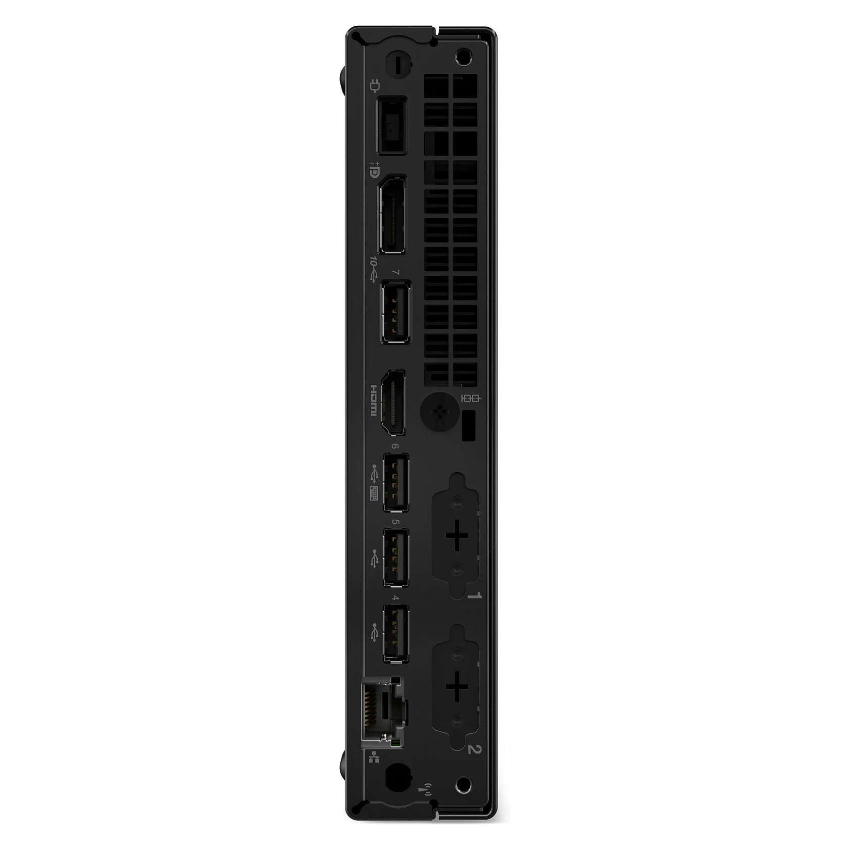 Lenovo ThinkCentre M75q Gen 5 AMD Ryzen  5 8500GE 16 GB DDR5 SDRAM 512 GB SSD Windows 11 Pro Mini PC Mini PC Schwarz PC-Zubehoer