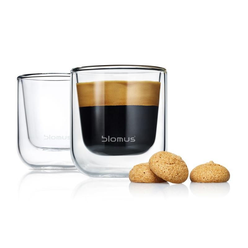 BLOMUS Doppelwandige Espressoglaeser Zubehoer Kaffeemaschinen