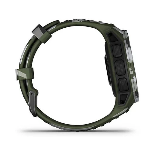 Garmin Instinct SOLAR   Camo Edition  Lichen Camo  Smartwatches & Fitnesstracker