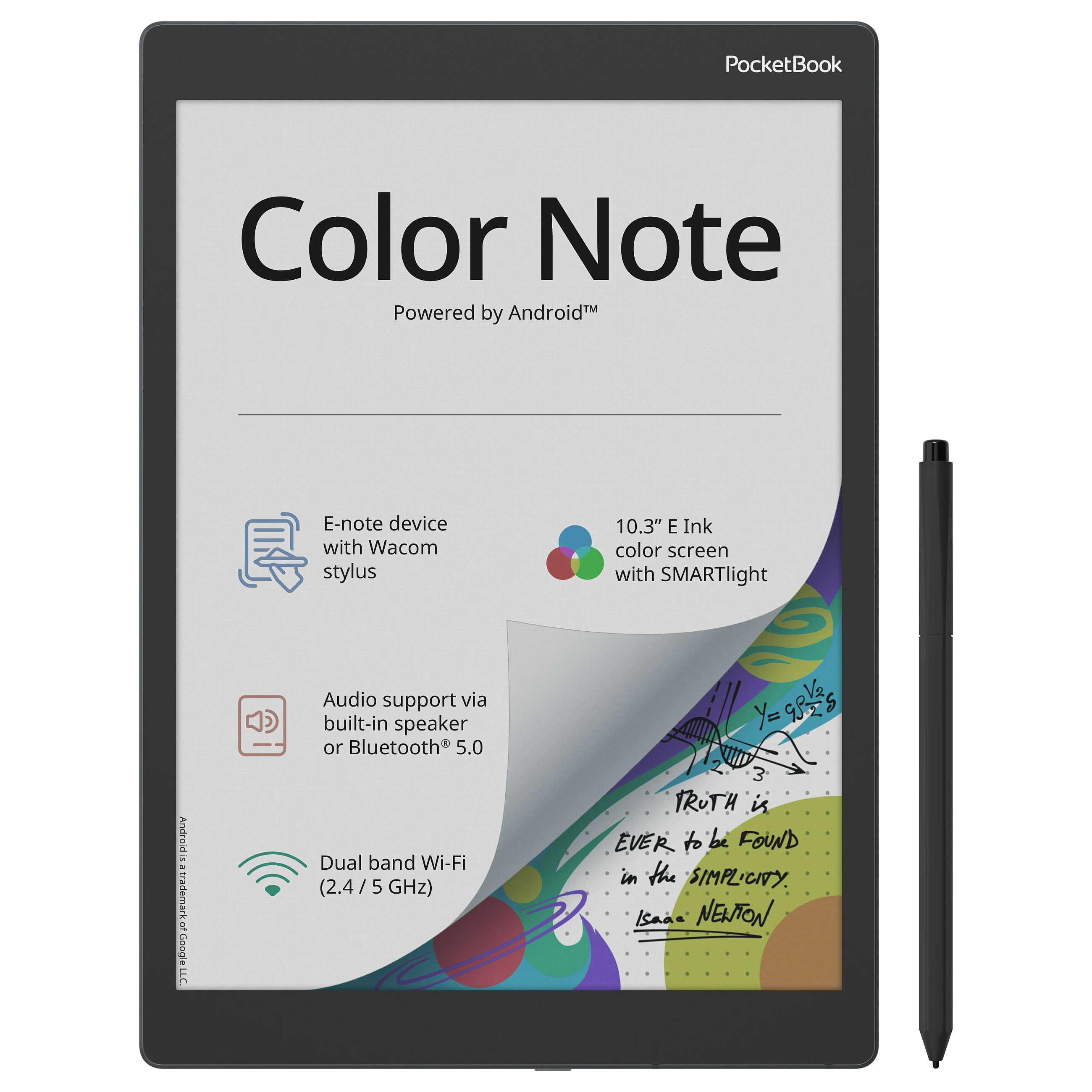 PocketBook Color Note Stormy Sea E-Book Reader