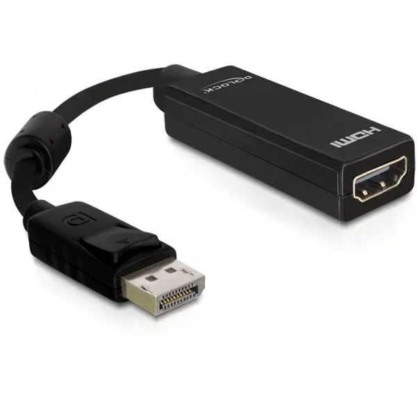 DeLOCK displayport 1 1   hdmi  st bu  adapter schwarz PC-Zubehoer