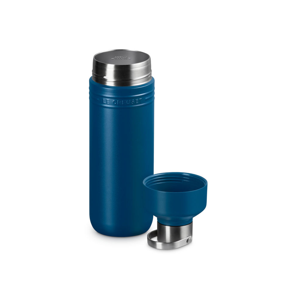 Le Creuset Trinkflasche On The Go 1000 ml  Deep Teal Besteck & Aufbewahrung