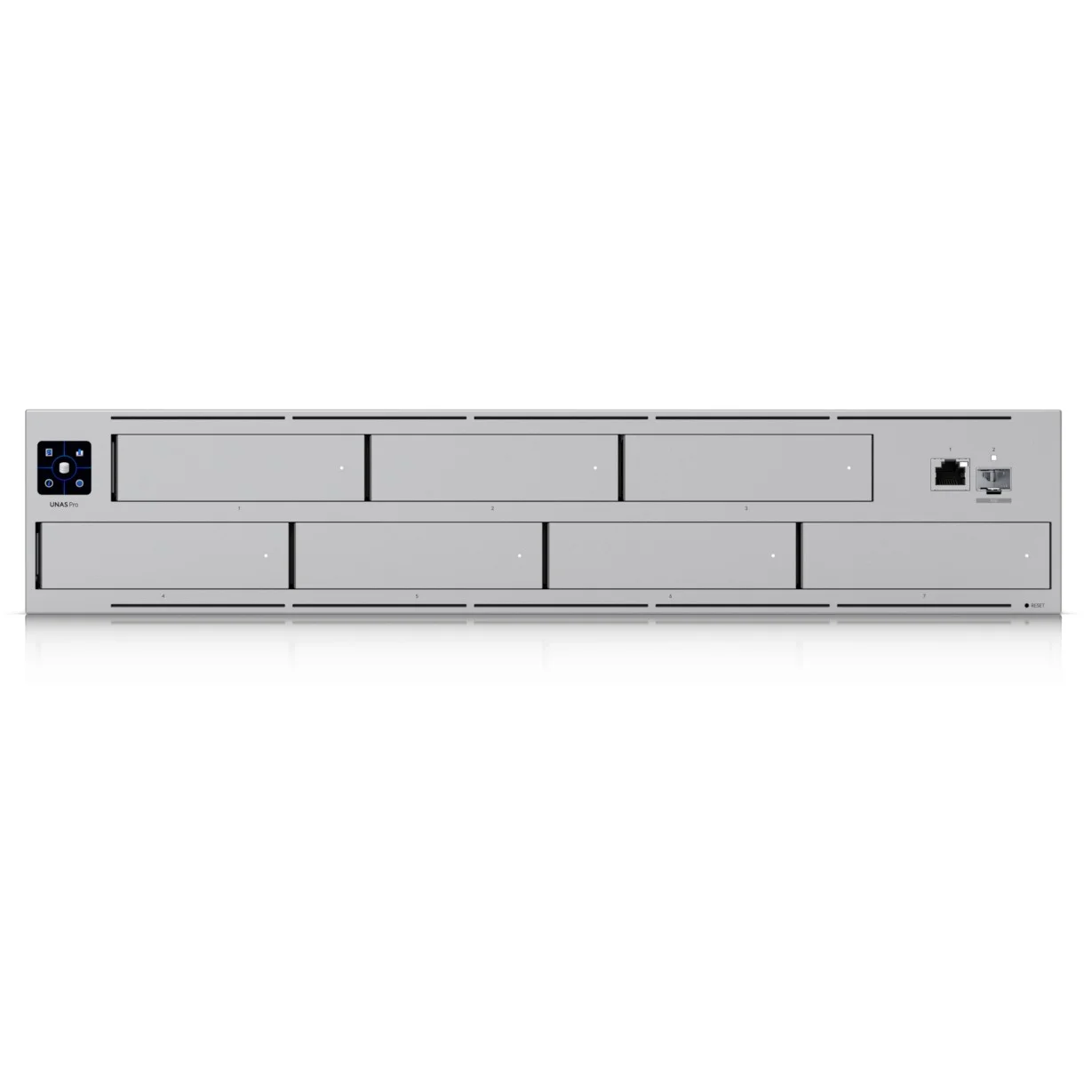 Ubiquiti UNAS Pro 7 Bay NAS Gehaeuse 7x 2 5 3 5 HDD SSD 1GbE SFP  Netzwerkgeraet Speichermedien