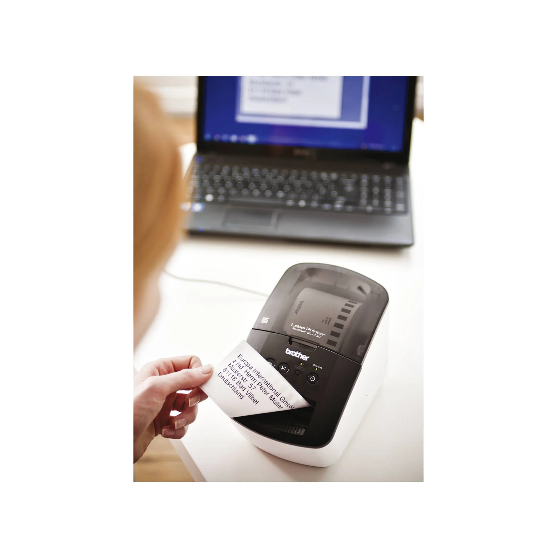 Brother QL 700 Etikettendrucker Thermodirekt 300 x 300 DPI 150 mm sek DK Drucker & Scanner