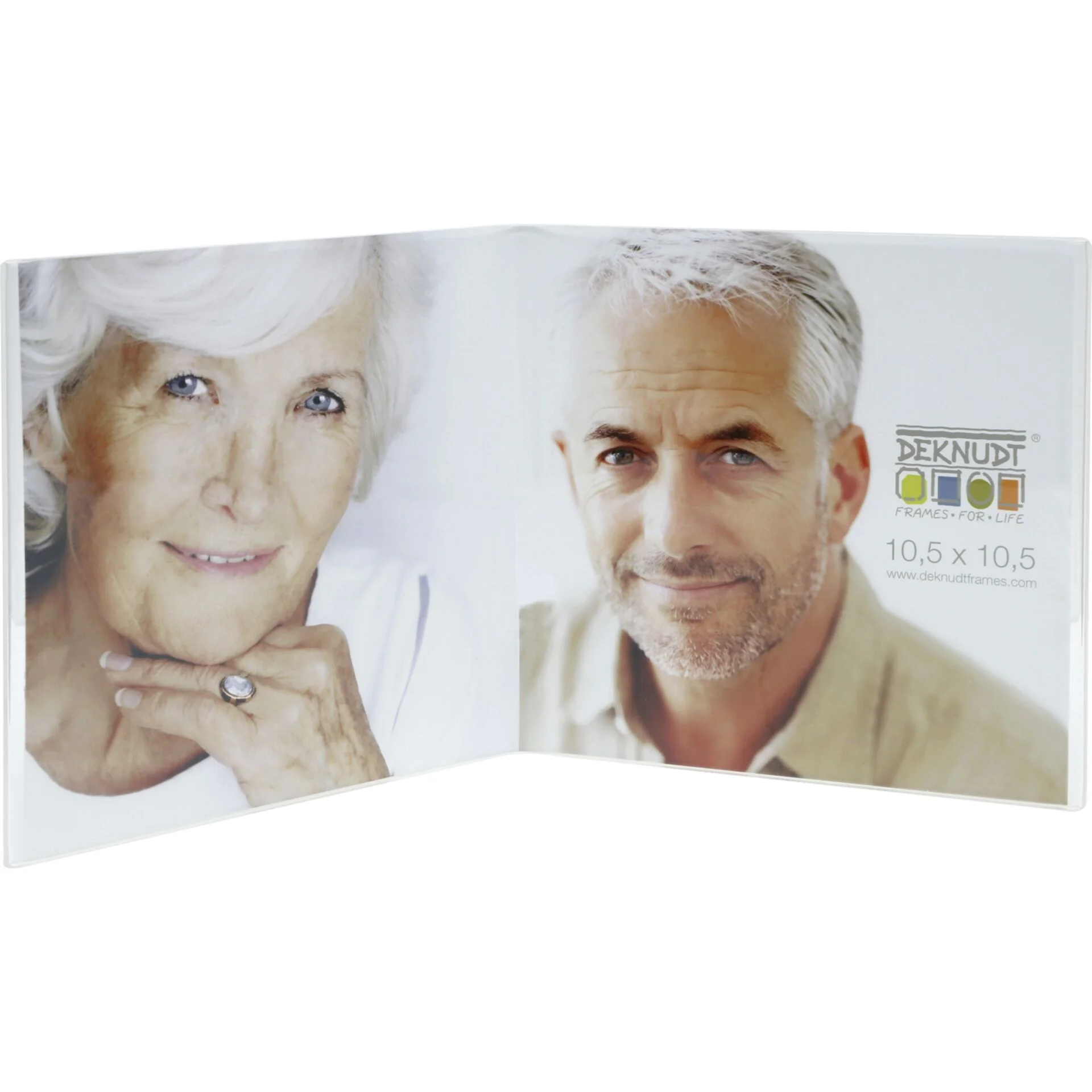 Deknudt S58RL2 2x10 5x10 5 Kunststoff transparent Bilderrahmen