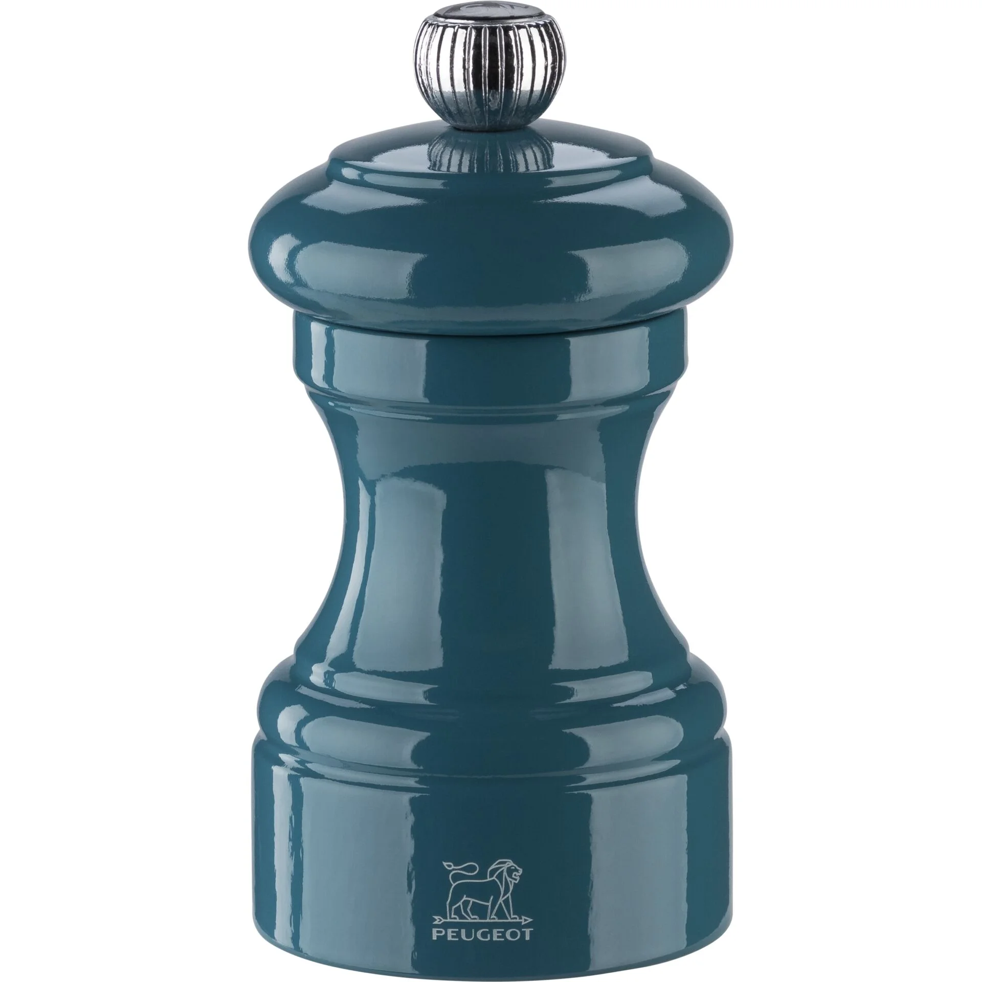 Peugeot Bistro Salzmuehle 10 cm Pazifikblau lackiert Holz Mixer & Zerkleinerer