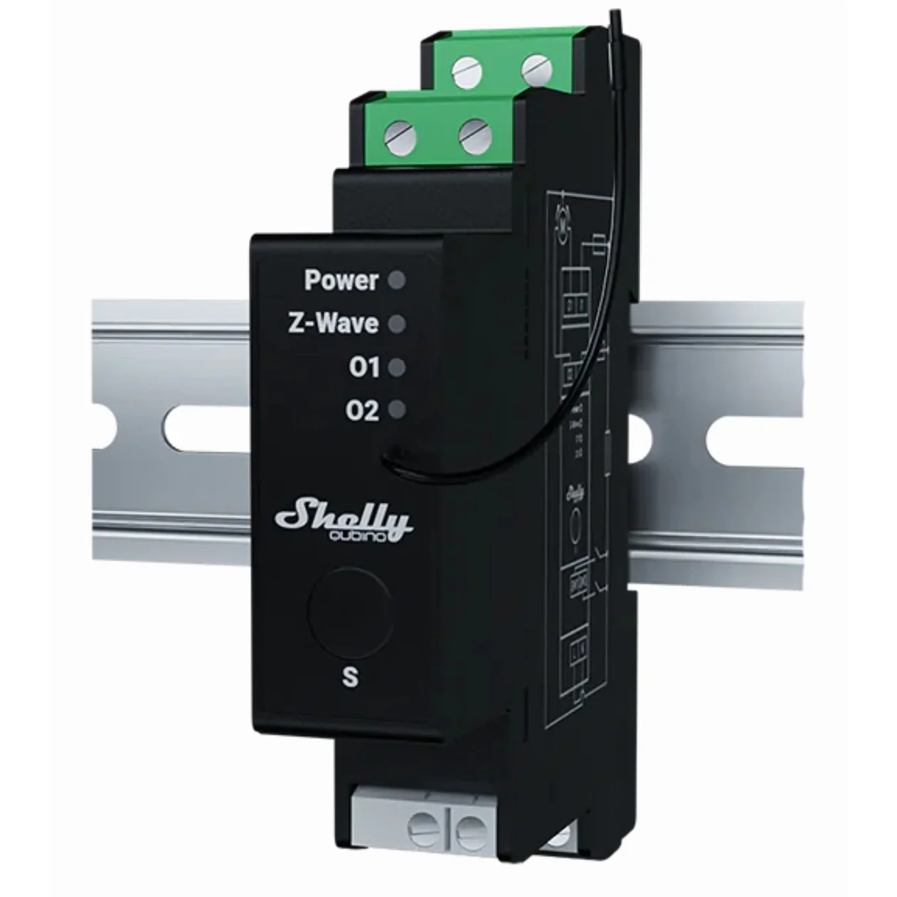 Shelly Relais ZollWaveZoll Hutschiene Pro Shutter Relais Rollladenaktor Z Wave Smart Home Zubehoer
