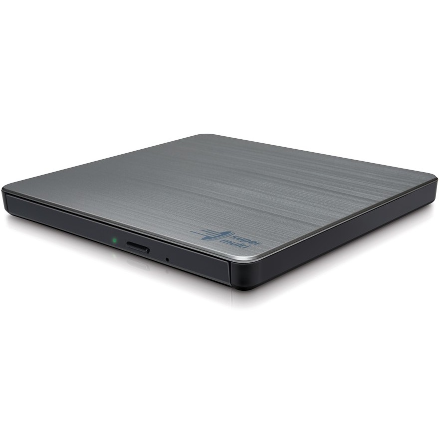 Hitachi LG Data Storage Externer DVD Brenner HLDS GP60NS60 Slim USB silver PC-Zubehoer