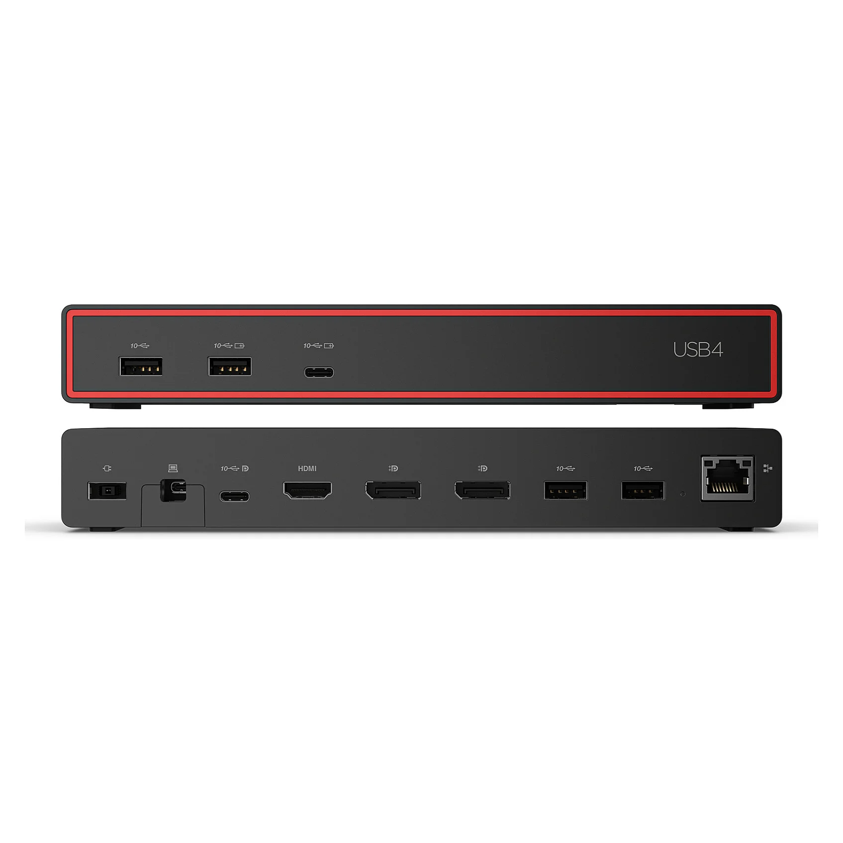 Lenovo ThinkPad USB4 Dock 5000 Kabelgebunden Thunderbolt 4 Schwarz Notebook & Tablet Zubehoer