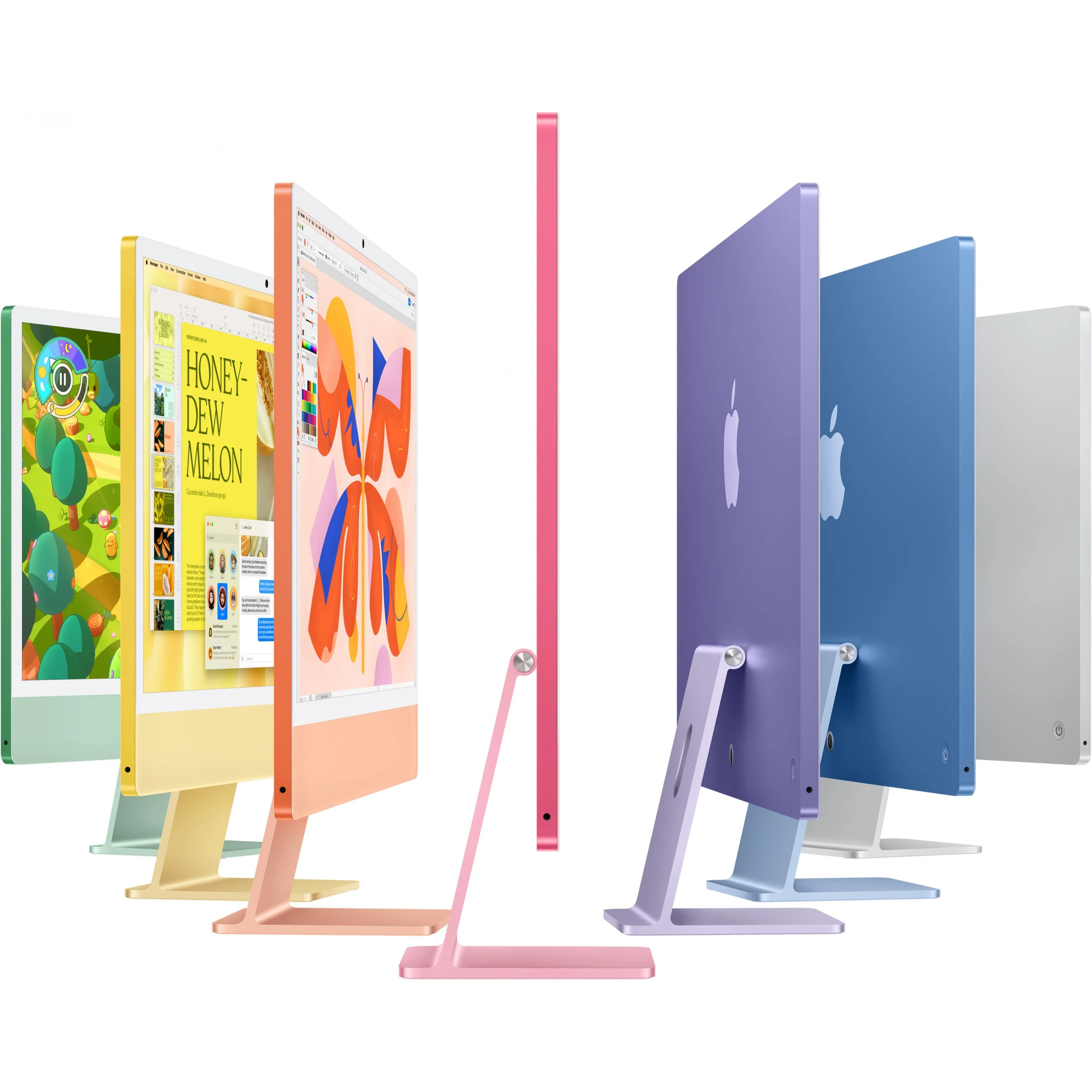 Apple 24 inch iMac with Retina 4 5K display  M4 chip with 10 core CPU and 10 core GPU  16GB  256GB SSD   Silver Notebooks & E-Book Reader