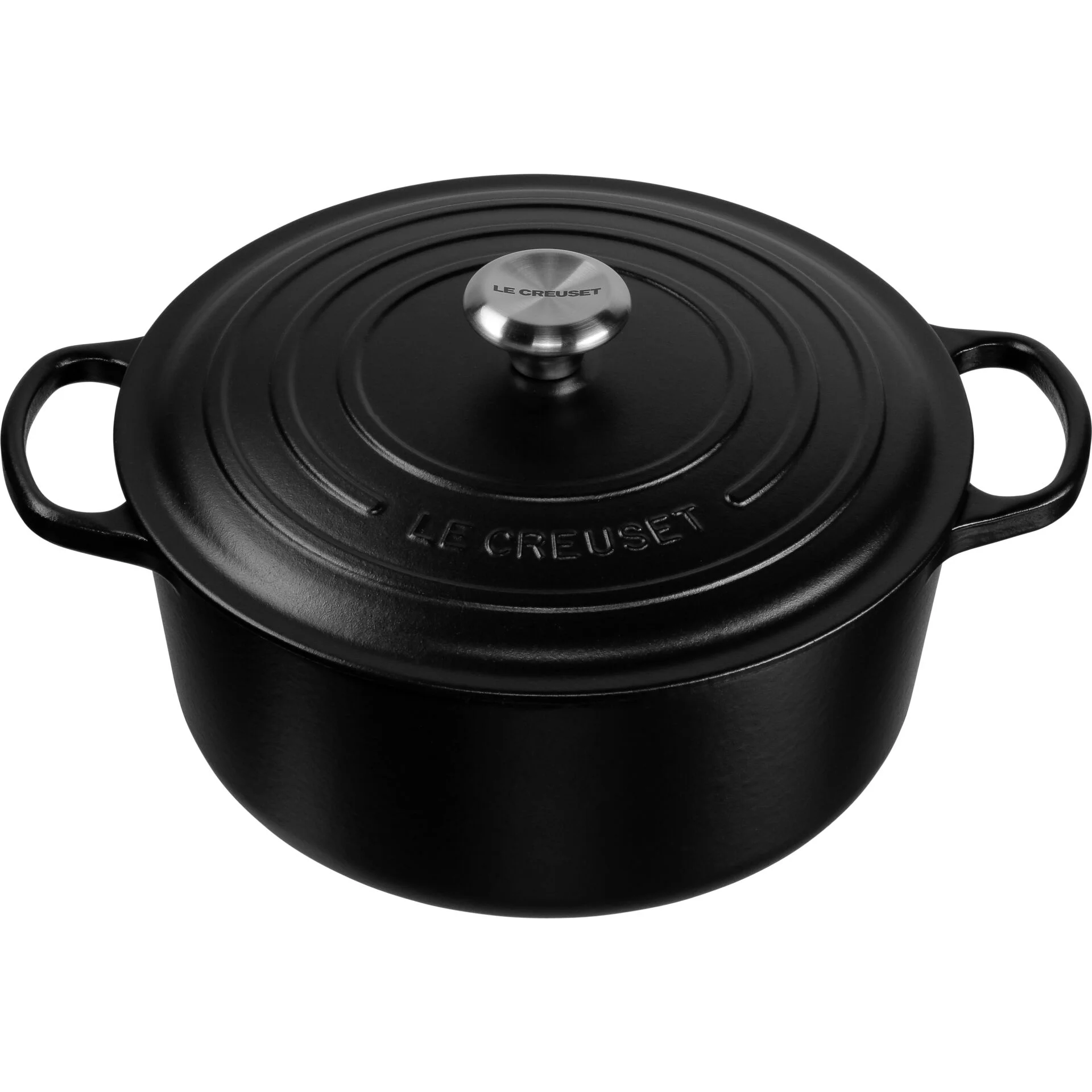 Le Creuset Signature Braeter rund 30 cm schwarz Pfannen & Toepfe