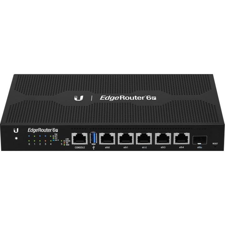 Ubiquiti ER 6P Router 5 GHz 2x Gigabit Ethernet PoE Weiss