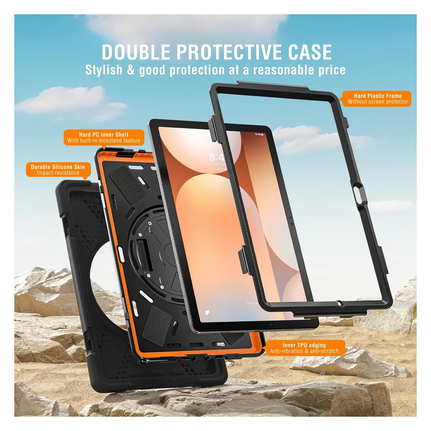 4SMARTS rugged case grip fuer samsung galaxy tab a11 Notebook & Tablet Zubehoer