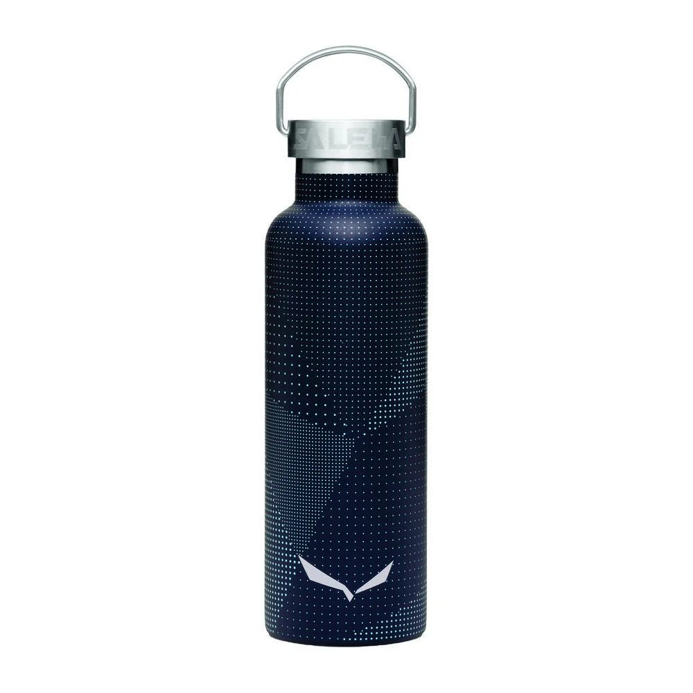 SALEWA Isolierflasche Valsura  0 65 L  navy dots Camping