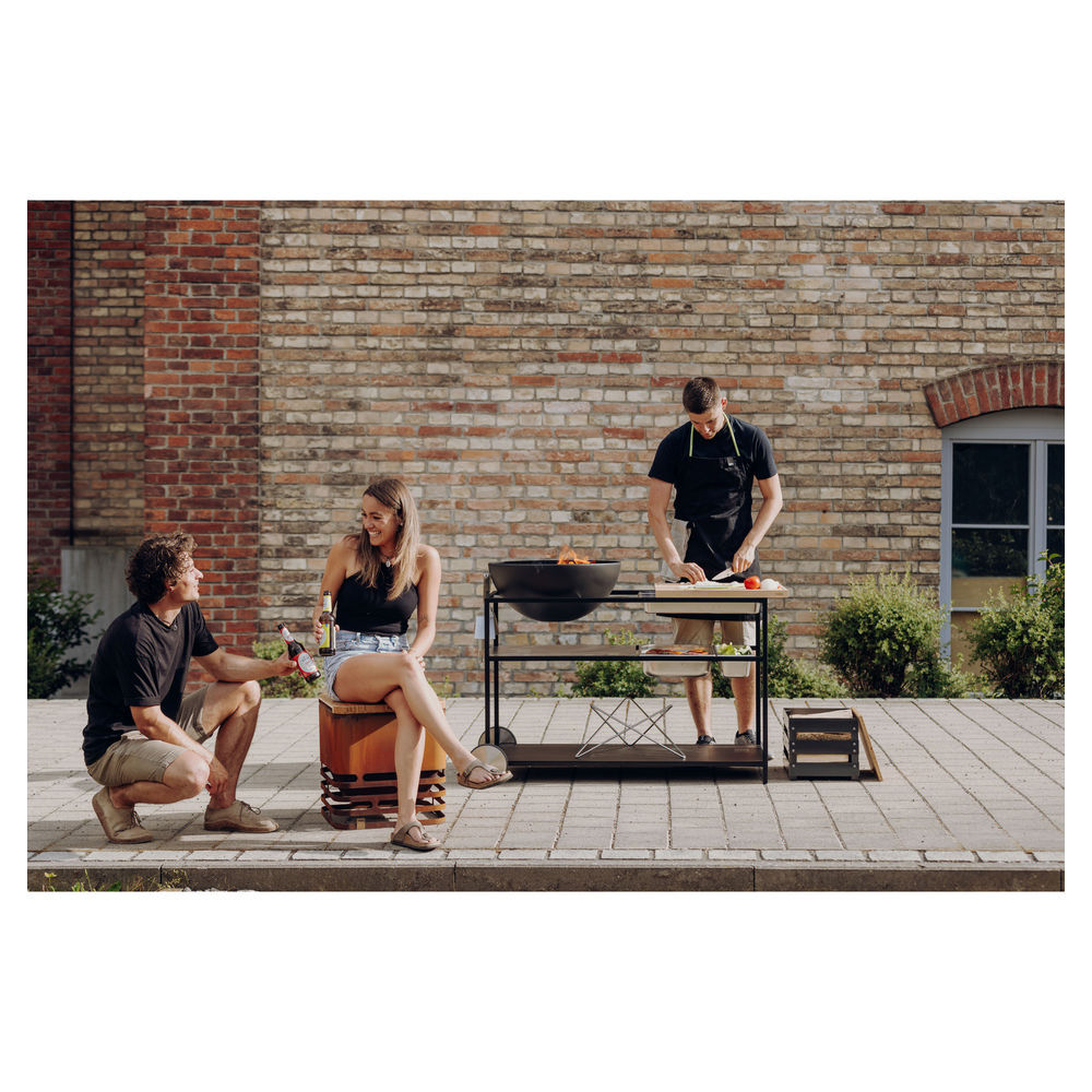 Hoefats Outdoor Kueche Fire Kitchen mit BowL 57 Plancha Grillset
