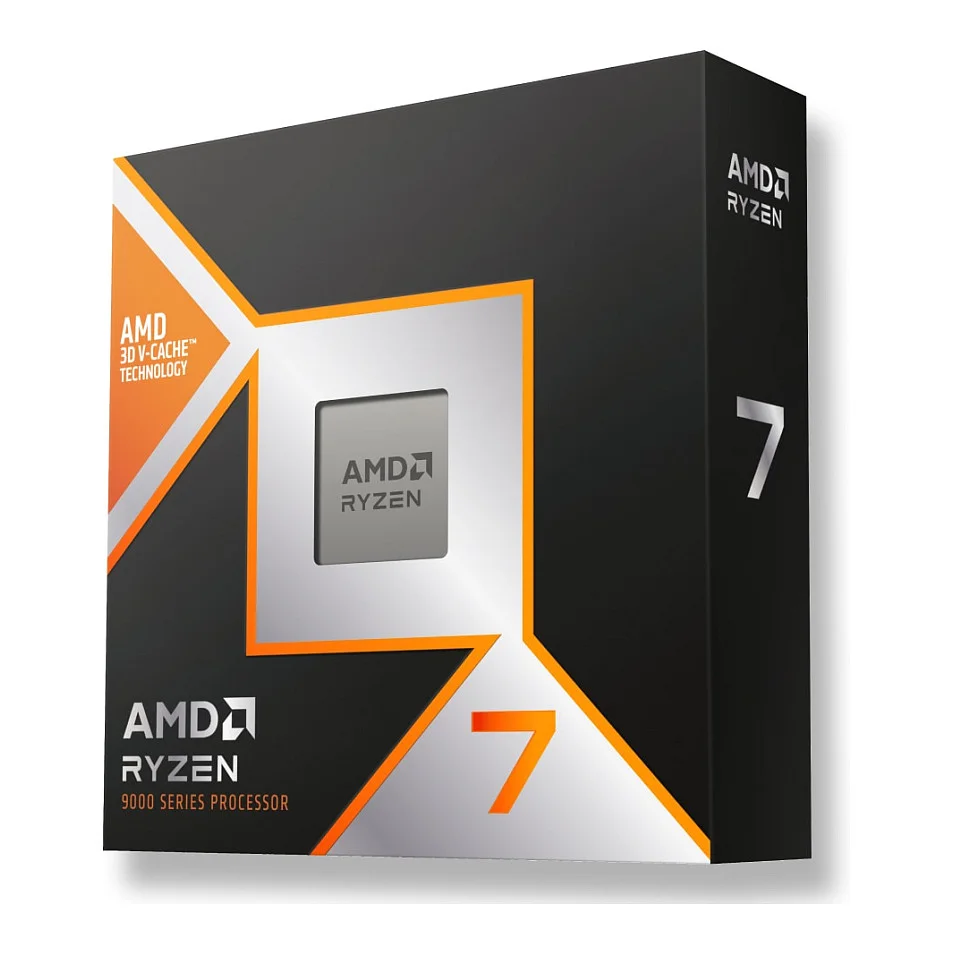 AMD Ryzen 7 9800X3D Box 8xCore MAX Boost 5 2GHz WOF PC-Zubehoer