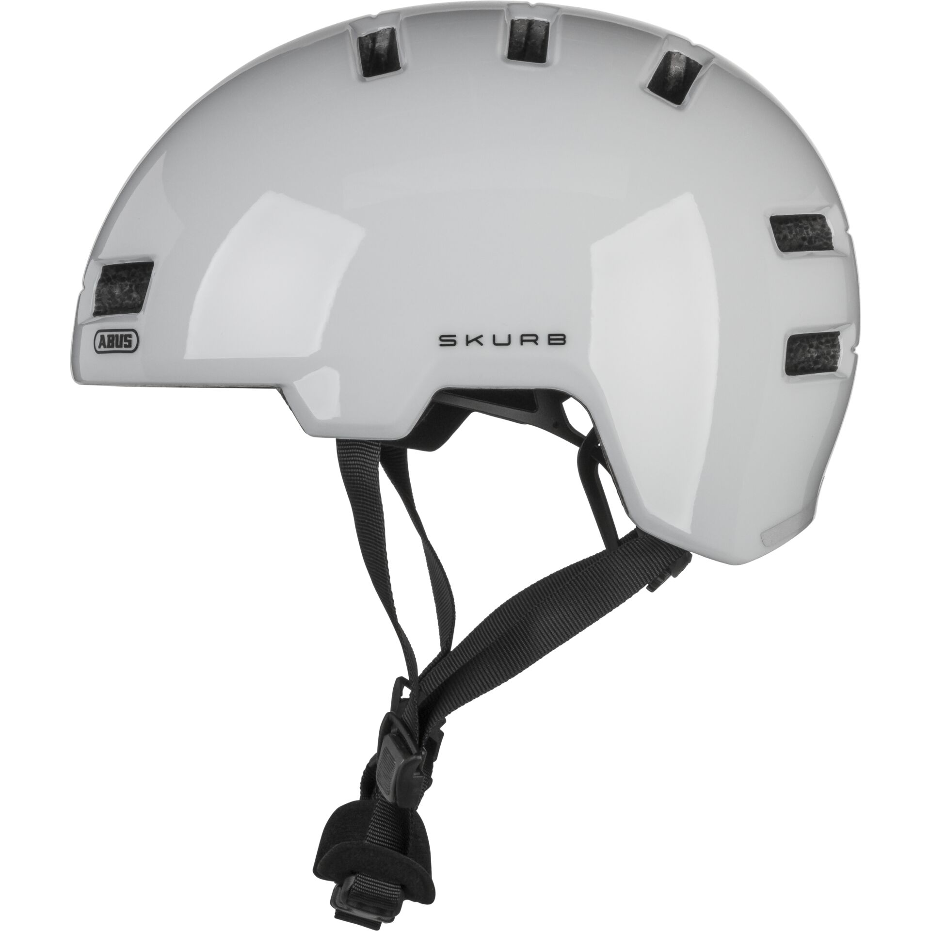 ABUS Skurb pearl white size M Radsport