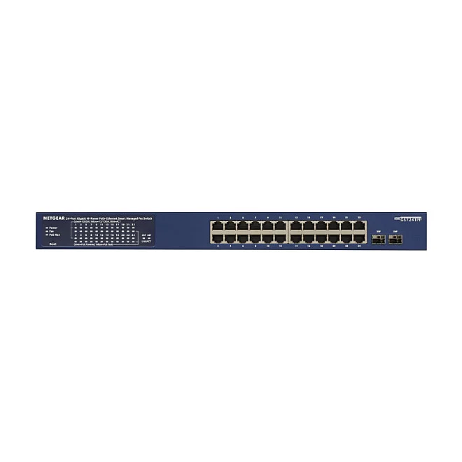 NETGEAR GS724TP Managed L2 L3 L4 Gigabit Ethernet  10 100 1000  Power over Ethernet  PoE  Blau Switches