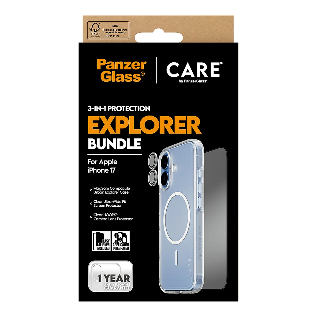 PanzerGlass     CARE by   3 in 1 Explorer Set iPhone 17 Notebook & Tablet Zubehoer