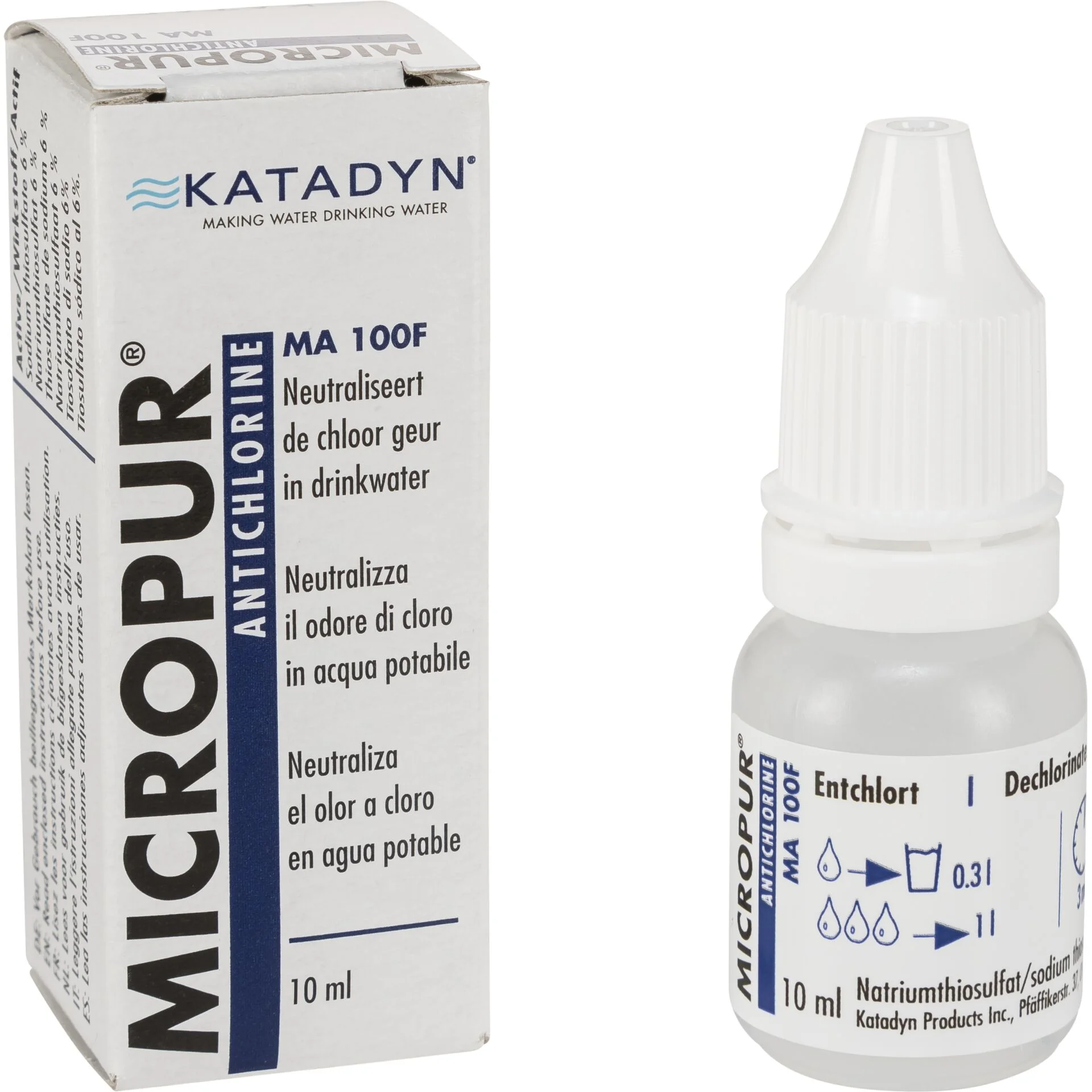 Katadyn Micropur Antichlor MA 100F 10 ml Fluessigkeit Camping