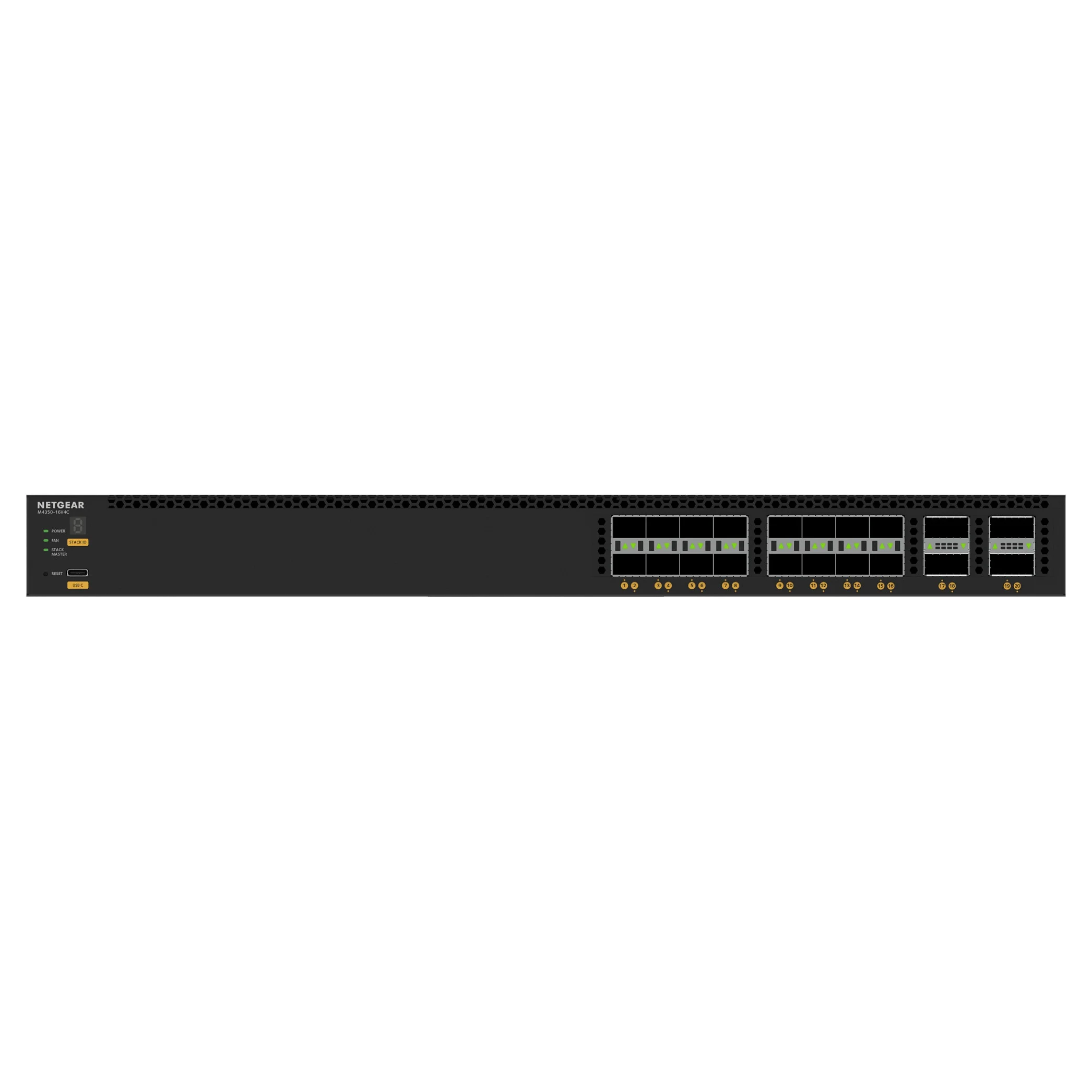 NETGEAR M4350 16V4C Managed L3 Schwarz Switches