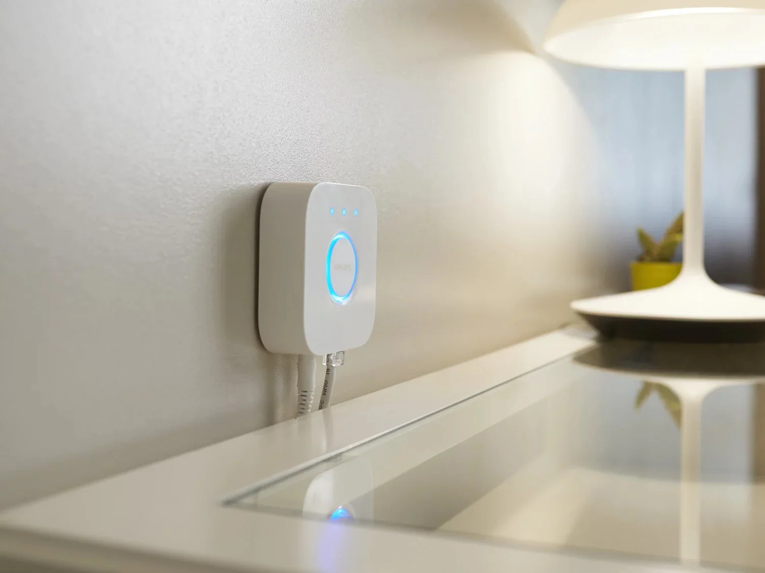 Philips Hue Bridge smarte Schaltzentrale weiss Steuerungszentralen & Gateways
