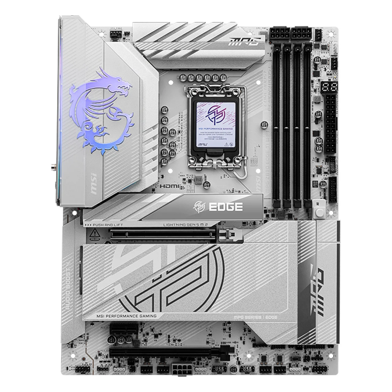 MSI MPG Z890 EDGE TI WIFI Motherboard Intel Z890 LGA 1851  Socket V1  ATX PC-Zubehoer