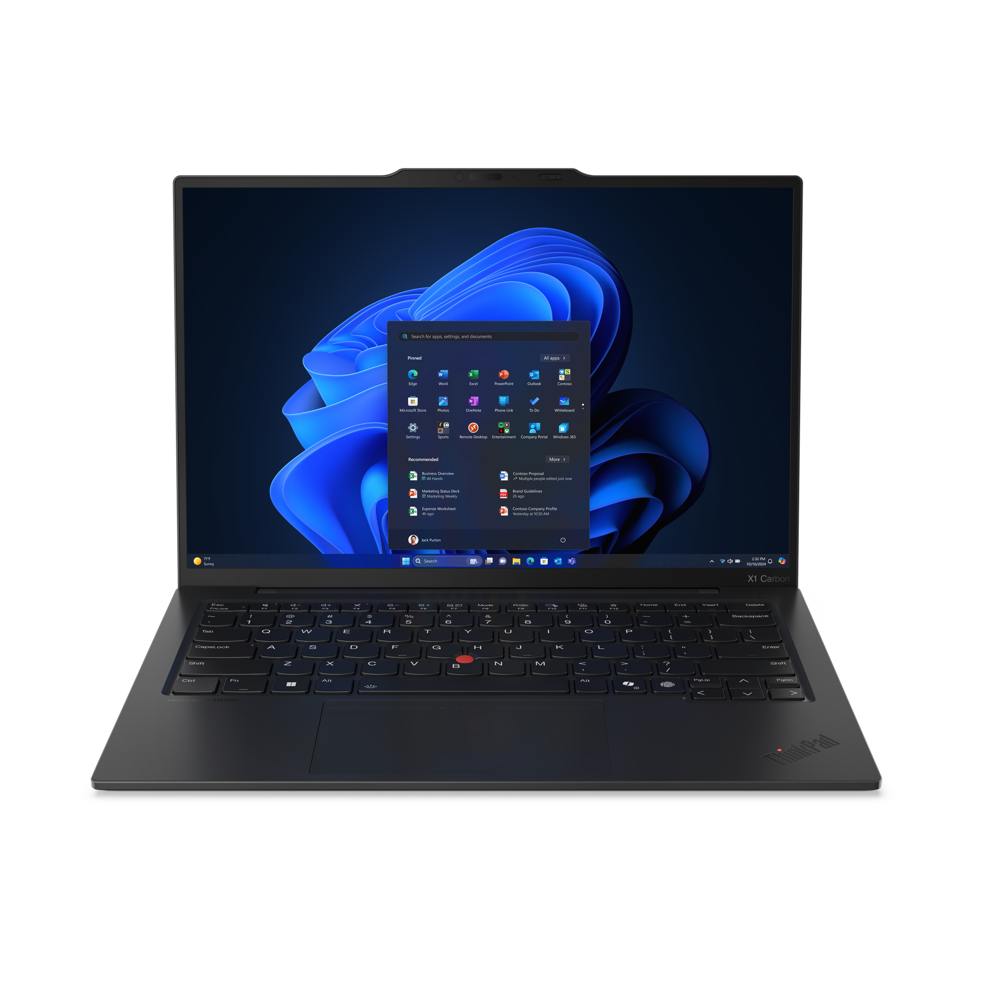 Lenovo ThinkPad X1 Carbon Gen 13 Aura Edition Copilot  PC Intel Core Ultra 7 258V Laptop 35 6 cm  14   2 8K 32 GB LPDDR5x SDRAM 1 TB SSD Wi Fi 7  802 11be  Windows 11 Pro Deutsch Schwarz Notebooks & E-Book Reader