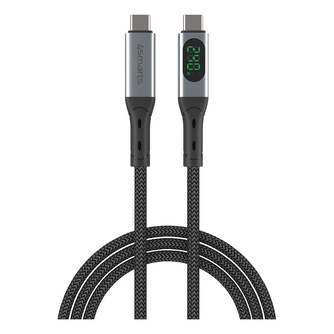 4SMARTS USB4 Kabel DigitCord Enterprise 240W 1 5m  schwarz Notebook & Tablet Zubehoer