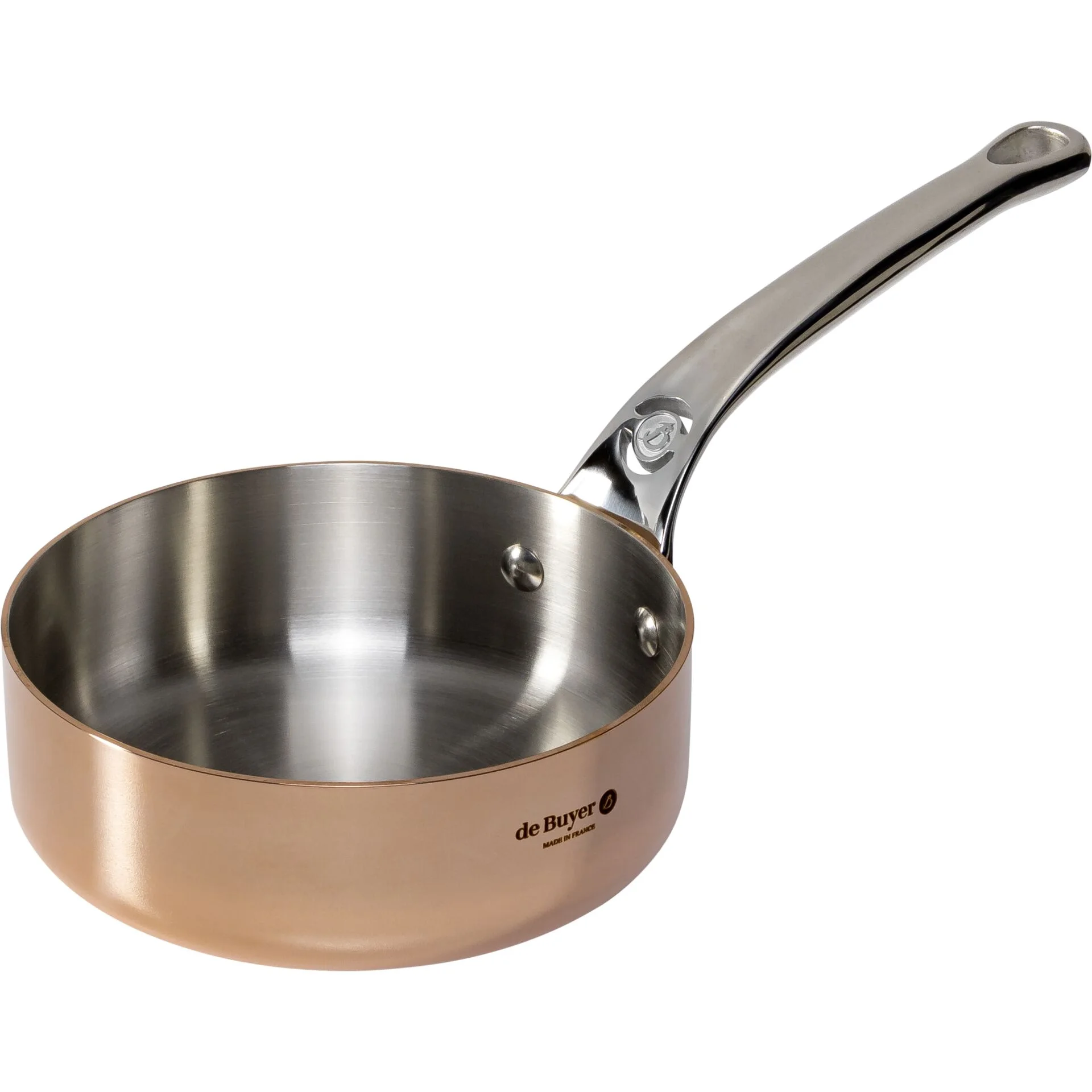 De Buyer Prima Matera Sauteuse Kupfer Edels  16cm gerade ind  Pfannen & Toepfe