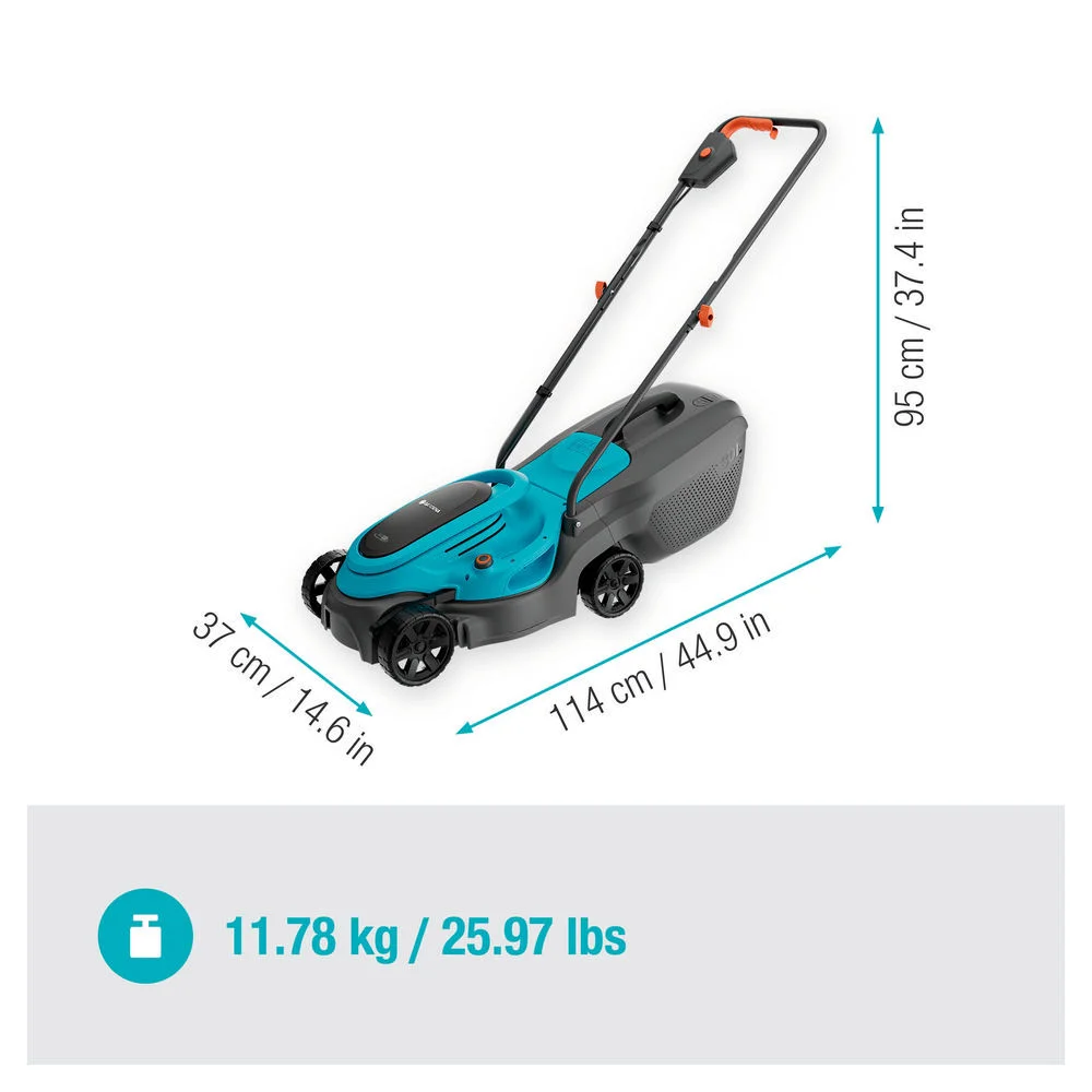 GARDENA Akku Rasenmaeher EasyMax 32 18V P4A Ready To Use Set 14634 20 Gartenmaschinen