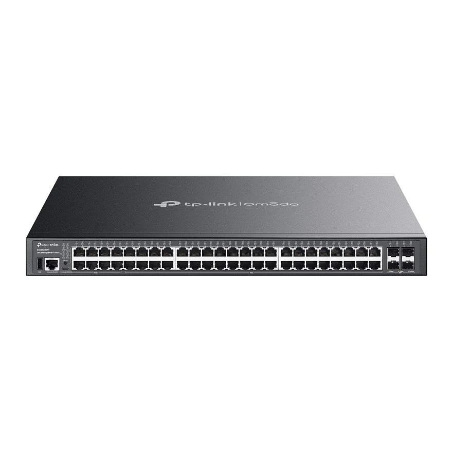 TP Link Omada SG5452XMPP Netzwerk Switch Managed L3 Gigabit Ethernet  10 100 1000  Power over Ethernet  PoE  Schwarz Switches