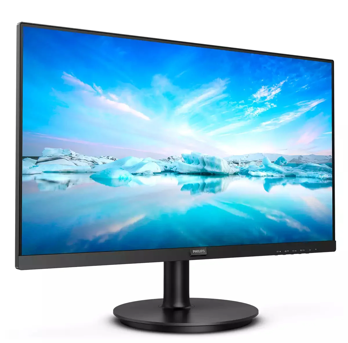 Philips V Line 222V8LA 00 Computerbildschirm 54 6 cm  21 5   1920 x 1080 Pixel Full HD LCD Schwarz Monitore