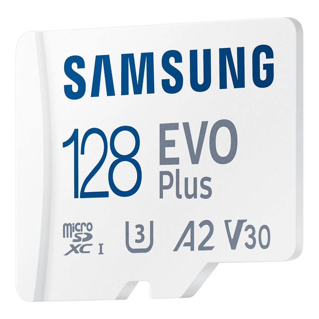 Samsung EVO Plus microSD Speicherkarte  2024   inkl  SD Adapter    128 GB Speichermedien