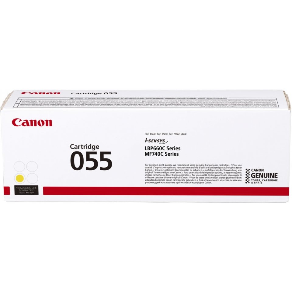 Canon Toner 055 Gelb bis 2 100 Seiten Drucker & Scanner