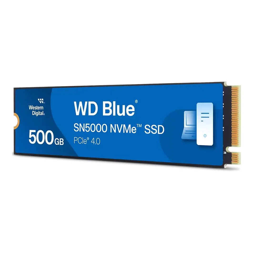 Western Digital M 2 500GB WD Blue SN5000 NVMe PCIe 4 0 x 4 Speichermedien