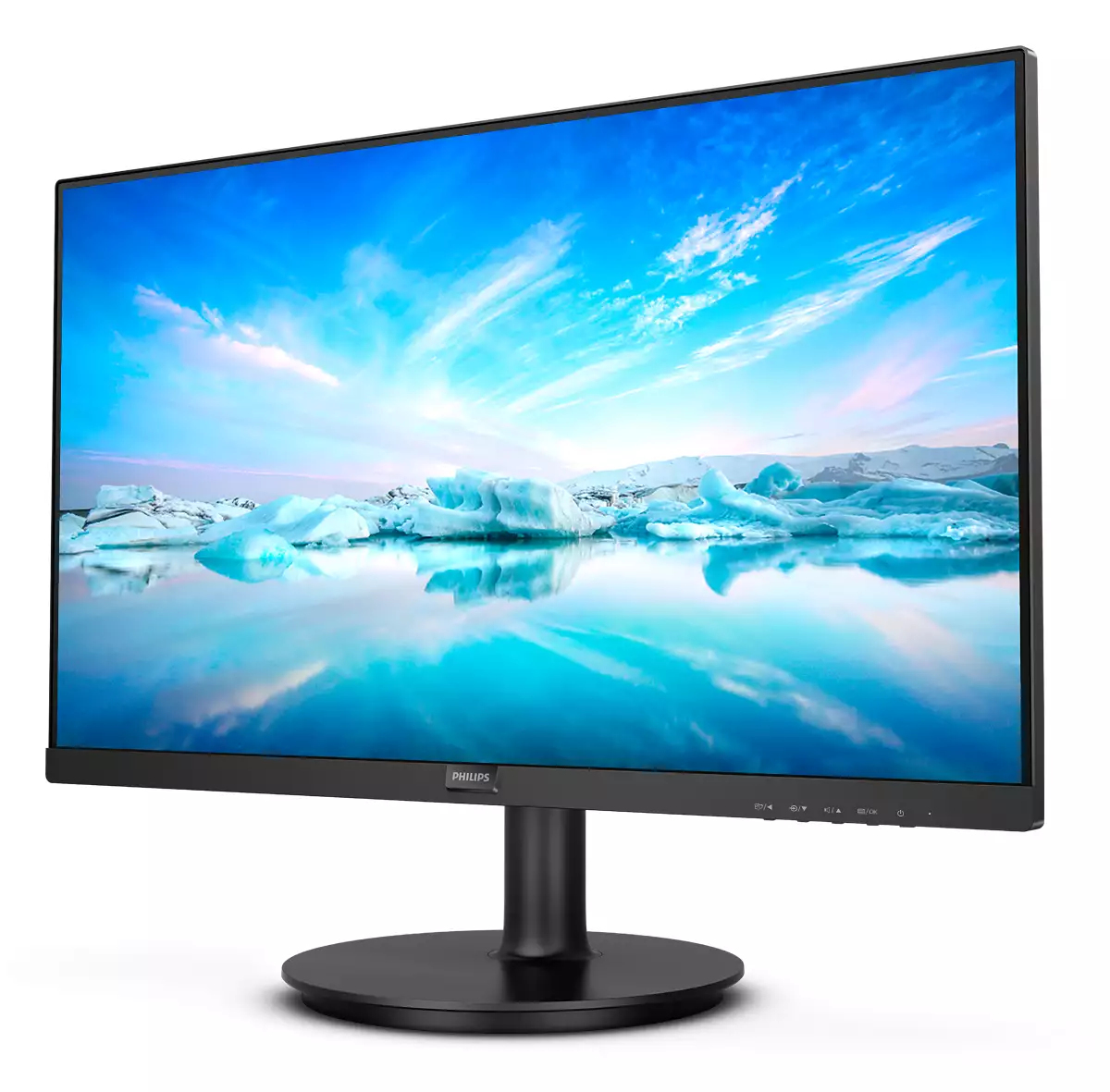 Philips V Line 222V8LA 00 Computerbildschirm 54 6 cm  21 5   1920 x 1080 Pixel Full HD LCD Schwarz Monitore
