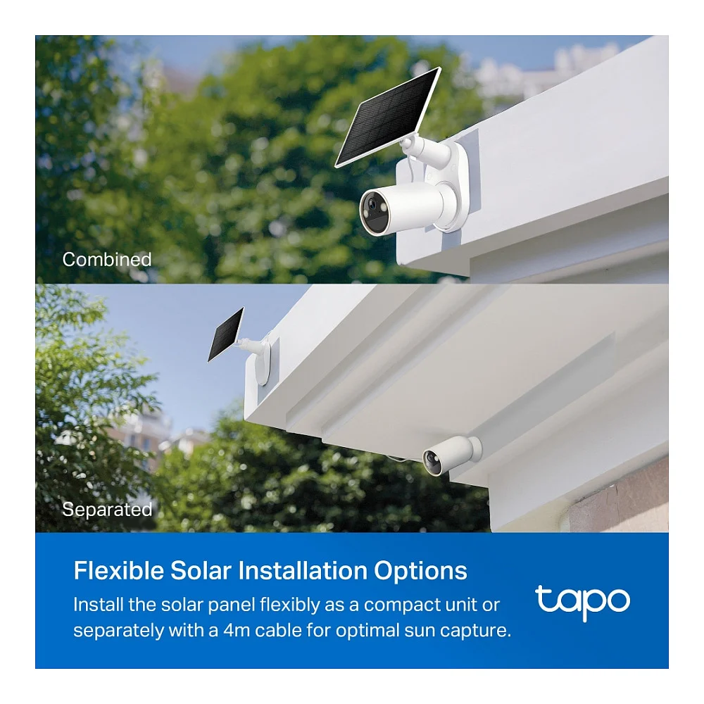 TP Link Tapo C460 KIT Patrone  Form  IP Sicherheitskamera Draussen 3840 x 2160 Pixel Wand Ueberwachungskameras