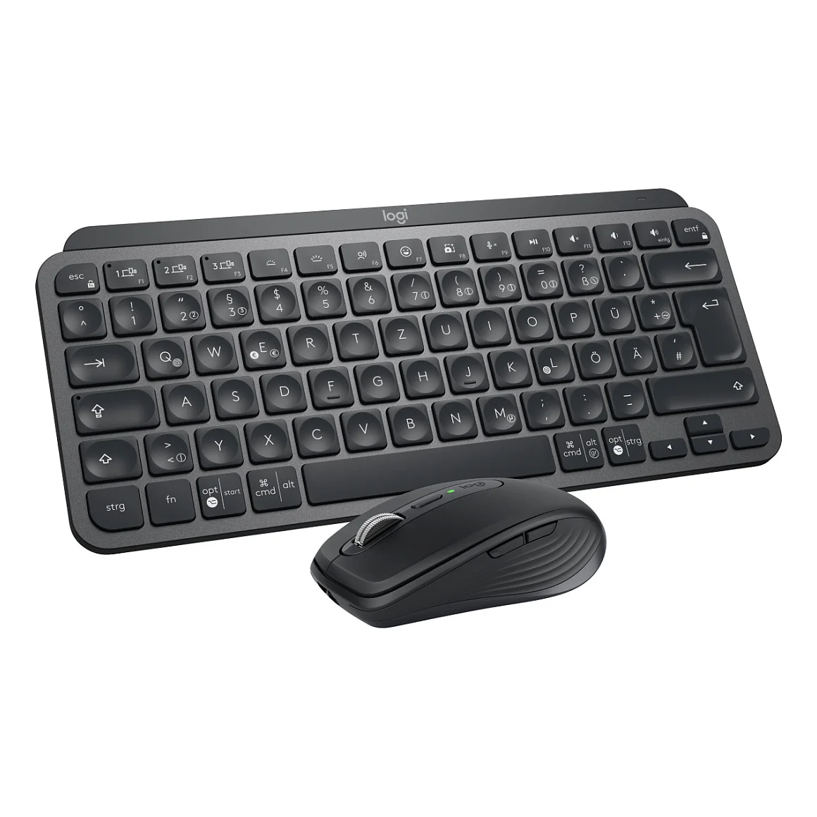 Logitech MX Keys Mini Tastatur  und Maus   Set Bluetooth Tastaturen & Maeuse