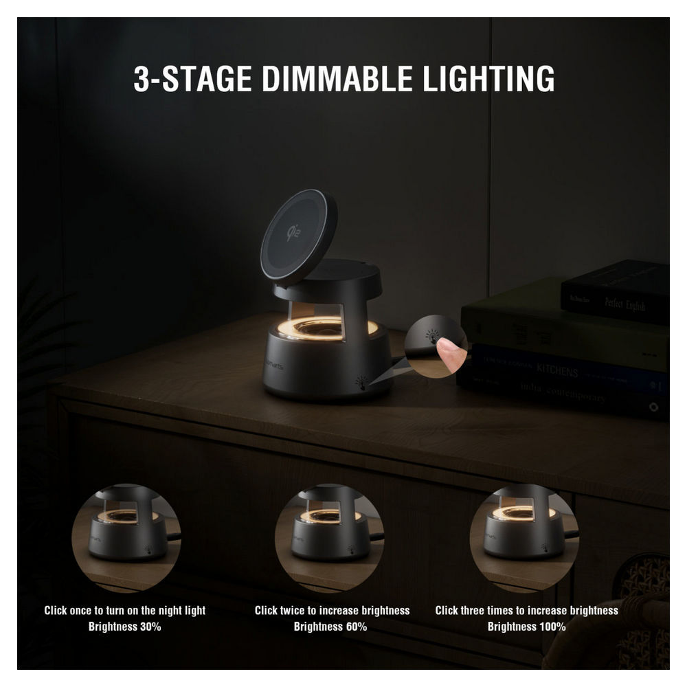 4SMARTS Ladestation Qi2 Aura Sound Mobilfunk