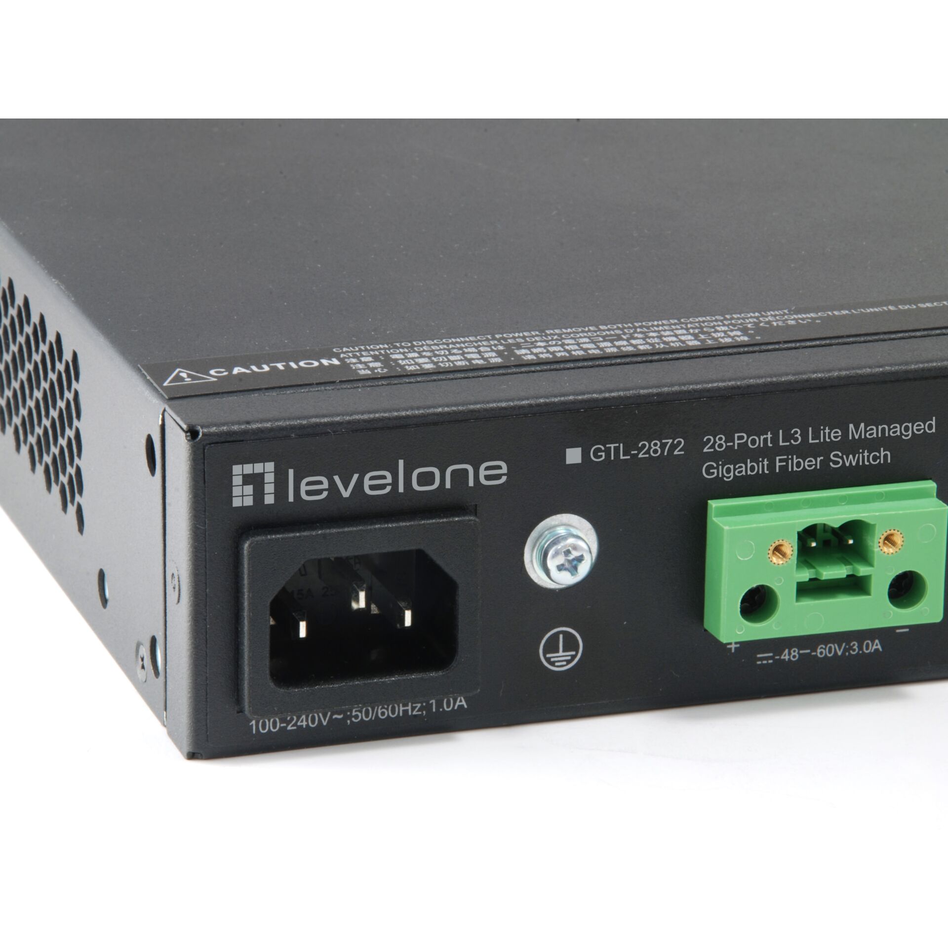 LevelOne GTL 2872 Managed Layer 3 Netzwerk Switch Schwarz 24 Ports Gigabit Switches