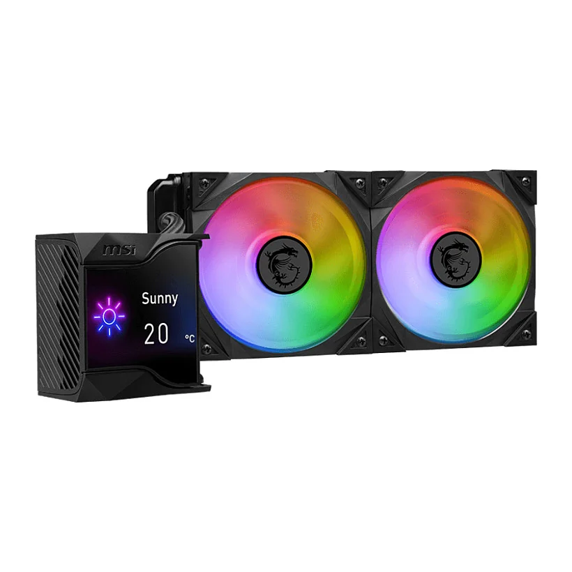 MSI MPG Coreliquid D240 Prozessor Fluessigkeitskuehlung 12 cm Schwarz 1 Stueck e  PC-Zubehoer
